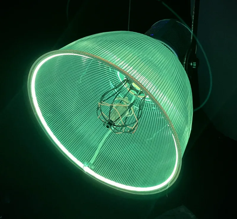 EL8 LumiBowl de trois quarts, anneau vert