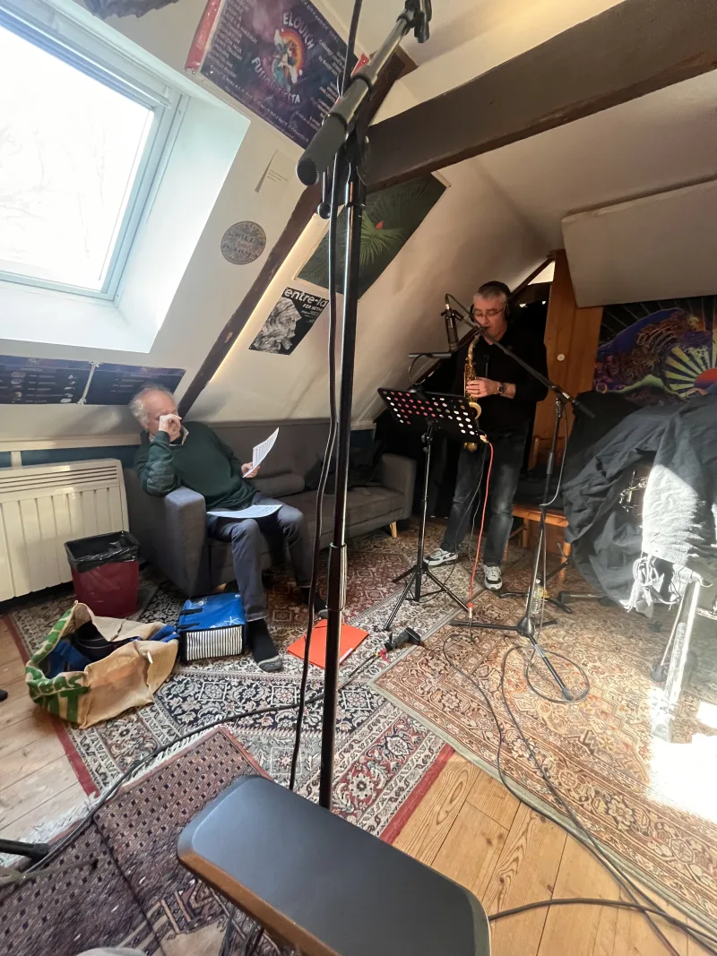 Studio EL8, session d'enregistrement